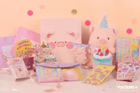 TOYZEROPLUS LuLu the Piggy Birthday - PVC Pouch - LuLu The Piggy - photo 4