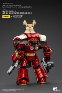 JOYTOY Thousand Sons Sekhmet Terminator Cabal Sekhmet With Combi-Bolter And Chainfist - Warhammer 40K - photo 9