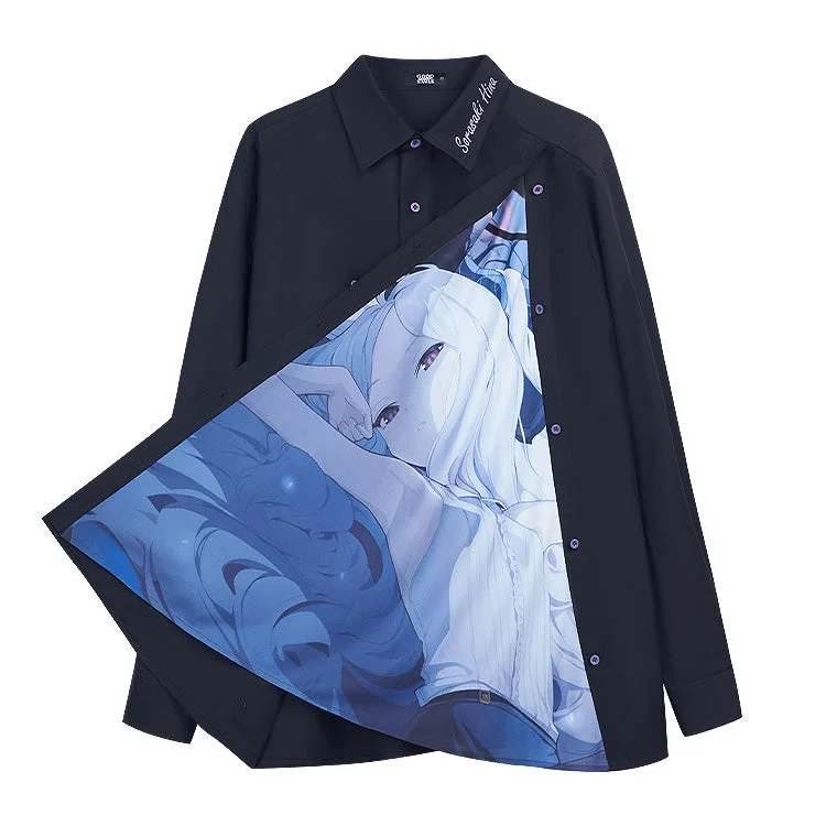 GoodSmile Moment Blue Archive Flip Shirt HINA (Size XL) - Blue Archive