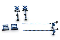 Railway Crossing（Blue×Black)