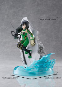 My Hero Academia DRESSTA Statue Figure - Tsuyu Asui 6