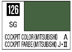 Mr. Color 126 - Cockpit Color (Semi-Gloss/Aircraft)