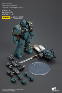 Sons of Horus MKIV Tactical Squad Legionary with Legion Vexilla 6