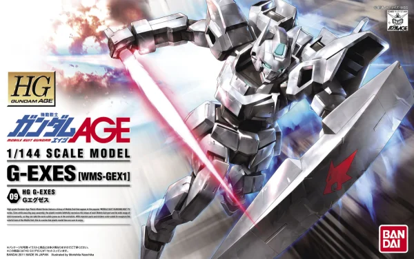 BANDAI HOBBY HG 1/144 #09 Gundam Age G-EXES - Mobile Suit Gundam AGE
