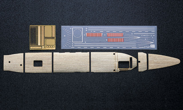 [QG24] 1:700 WOODEN DECK FOR CARRIER AKAGI THREE FLIGHT DECK