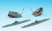 Hasegawa [901] 1:700 SUBMARINE U BOAT 7C/9C - Scale Kits - photo 2