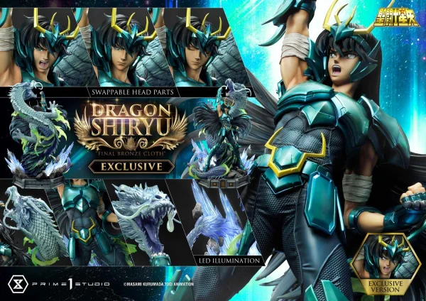 Prime 1 Studio Premium Masterline Saint Seiya Dragon Shiryu Final Bronze Cloth EX Version - Saint Seiya