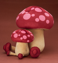 Big Plushie Walking Mushroom 2