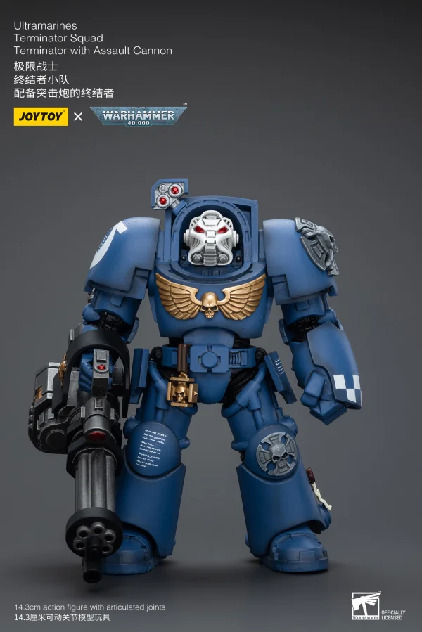 JOYTOY Ultramarines Terminator Squad Terminator with Assault Cannon - Warhammer 40K