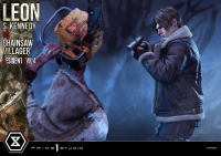 Ultimate Premium Masterline Resident Evil 4 Leon S. Kennedy versus Chainsaw Villager Bonus Version 88