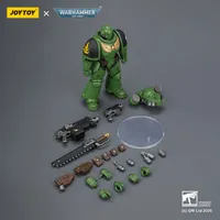 JOYTOY Salamanders Intercessor with Bolt Rifle, Bolt Pistol and Chainsword - Warhammer 40K - photo 6