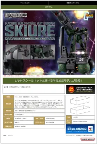MegaHouse Machine build Series Mobile Suit Gundam Skiure - Gundam - photo 7