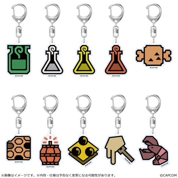Monster Hunter Wilds Item icon Acrylic Keychain