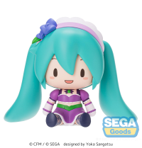 fuwa petit Hatsune Miku x Love and Berry Dress Up and Dance! Chibi Figure Sparkly Purple 2