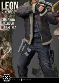 Prime 1 Studio Ultimate Premium Masterline Resident Evil 4 Leon S. Kennedy versus Chainsaw Villager - Video Games - photo 3