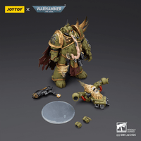 Death Guard Plague Marine Champion with Plasma Pistol and Power Fist 14