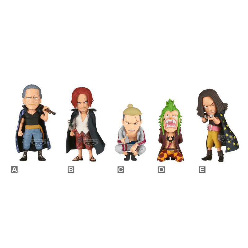 ONE PIECE WORLD COLLECTABLE FIGURE-RED HAIR PIRATES VS BARTOLOMEO-
