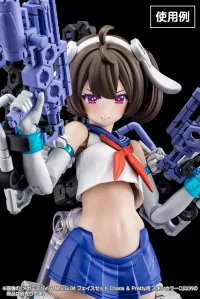 KOTOBUKIYA MEGAMI DEVICE M.S.G 04 FACE SET Chaos & Pretty SKIN COLOR B - Megami Device - photo 5