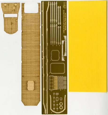 Fujimi [G-up No128] 1/700 Genuine Wood Deck Seal for IJN Aircraft Carrier Ryujo After Second Upgrade - Kit Accessories