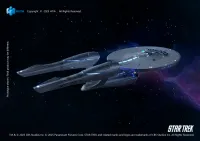 HIYA TOYS REPLICAart Series Non-Scale 15 Inch Star Trek 2009 USS Enterprise NCC-1701 Light Up Starship - Star Trek - photo 4