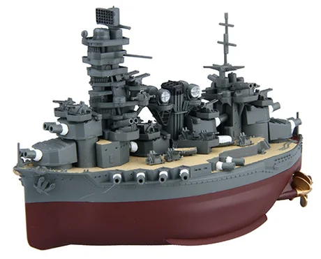 Fujimi [Qstyle No30 EX-3] Qstyle Chibimaru Ship Fuso (w/Photo-Etched Parts & Wood Deck Seal) - Original Series