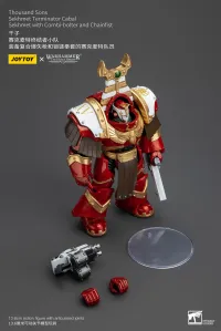 JOYTOY Thousand Sons Sekhmet Terminator Cabal Sekhmet With Combi-Bolter And Chainfist - Warhammer 40K - photo 6