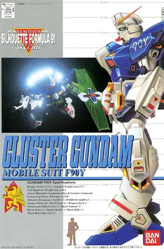 BANDAI HOBBY F91 MSV Claster Gundam - Mobile Suit Gundam: OVAs and Side Stories