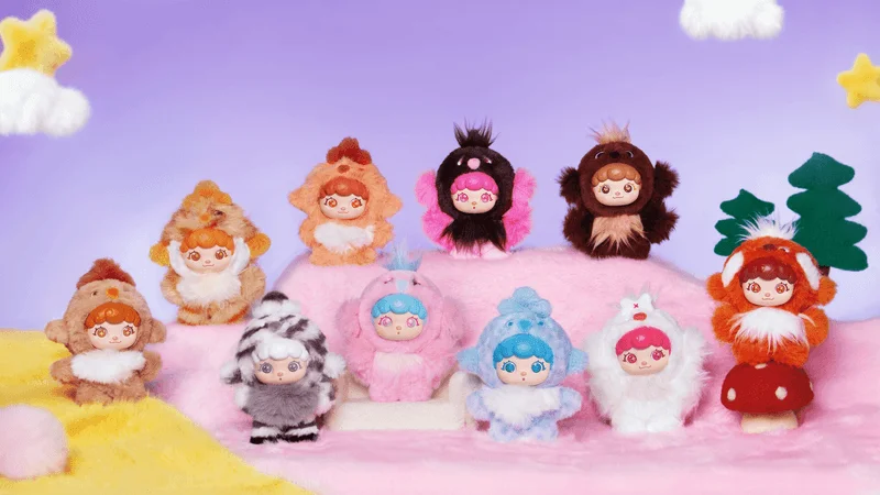 TOPTOY Mochi Little Monster Series Plush Charm Blind Box - Mochi