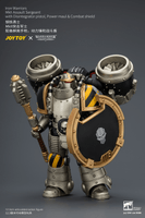 Iron Warriors MkII Assault Sergeant with Disintegrator pistol, Power maul & Combat shield 11