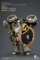 JOYTOY Iron Warriors MkII Assault Sergeant with Disintegrator pistol, Power maul & Combat shield - Warhammer 40K - photo 11