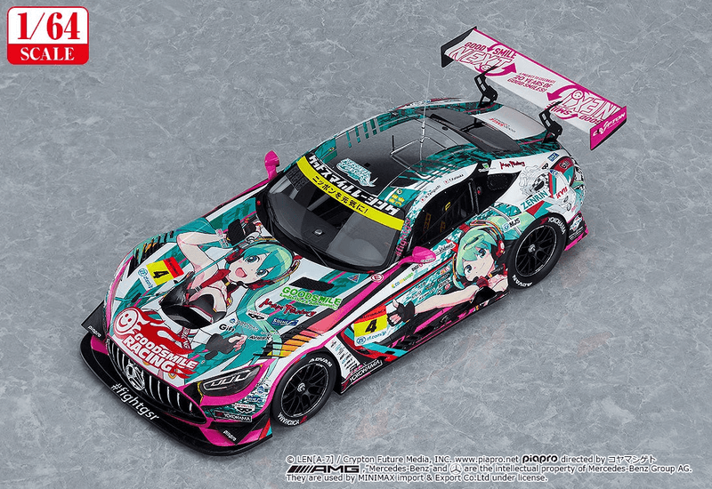 1/64 Scale Good Smile Hatsune Miku AMG 2020 SUPER GT Ver.