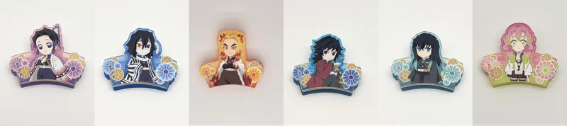 PUREMIND Demon Slayer - Floral PP Clip - Demon Slayer: Kimetsu no Yaiba