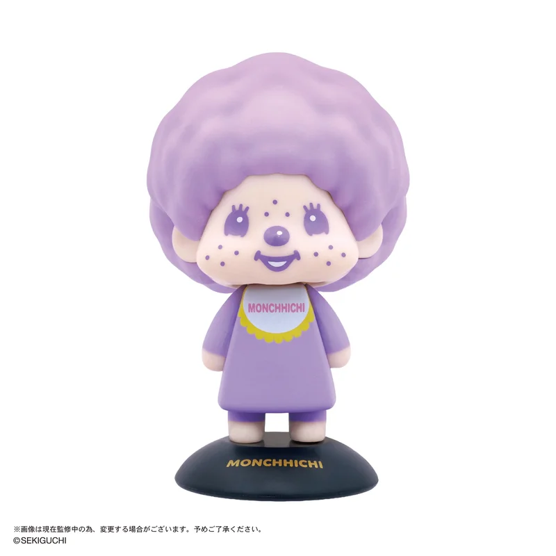 MAX LIMITED MONCHHICHI Yurayura Head 104 Monchhichi (Purple) - MONCHHICHI