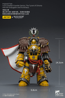 Imperial Fists Lord Castellan Evander Garrius, The Tyrant of Cthonia with the Subjugator and Incineratus 14