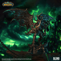 Blizzard World of Warcraft® Illidan Stormrage 1/10 Scale Bronze-Colored Edition Statue 3