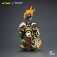 Salamanders Vulkan He'stan, the Forgefather with the Spear of Vulkan and the Gauntlet of the Forge
