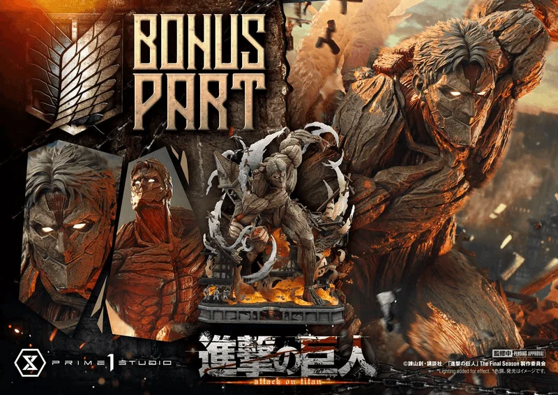 Prime 1 Studio Ultimate Diorama Masterline TV animation Attack on Titan Reiner Braun Armored Titan Bonus Version - Attack on Titan