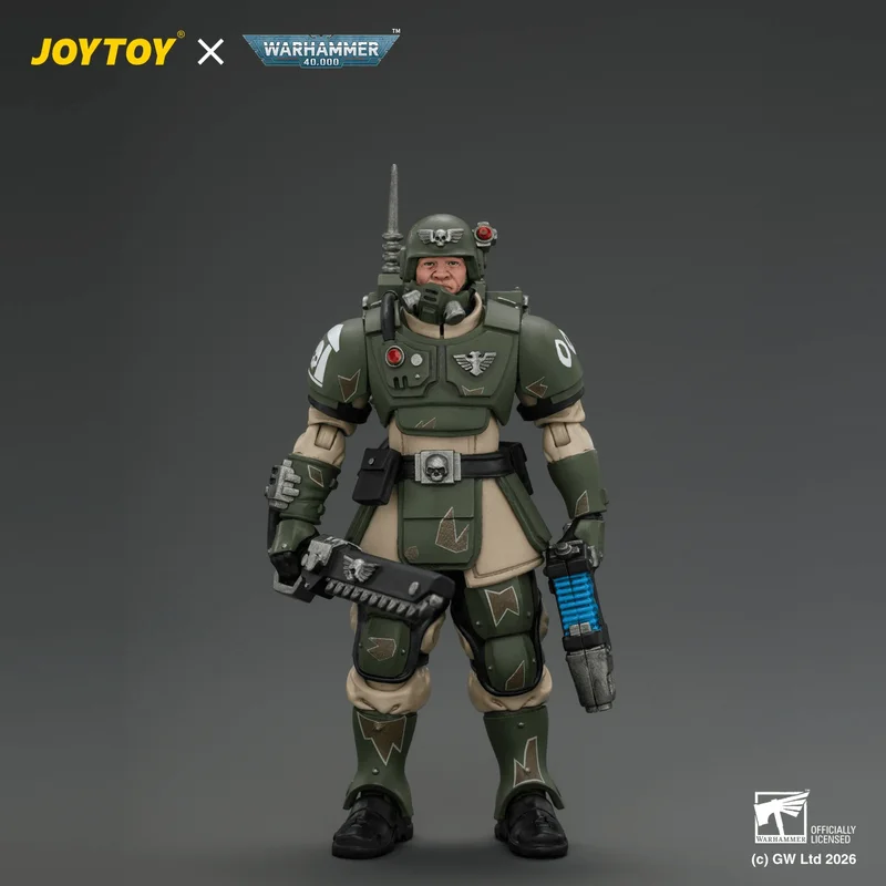 JOYTOY Astra Militarum Kasrkin 1 with Chainsword and Plasma Pistol - Warhammer 40K