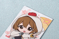 K-ON! Fluffy Rain Series Collectible Instant Photo-Style Card (2 Piece Set) 3