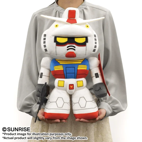 BANDAI RX-78-2 Gundam "Mobile Suit Gundam" NuiMotions Bandai Namco Nui Plush - Mobile Suit Gundam