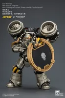 JOYTOY Iron Warriors MkII Assault Sergeant with Disintegrator pistol, Power maul & Combat shield - Warhammer 40K - photo 15