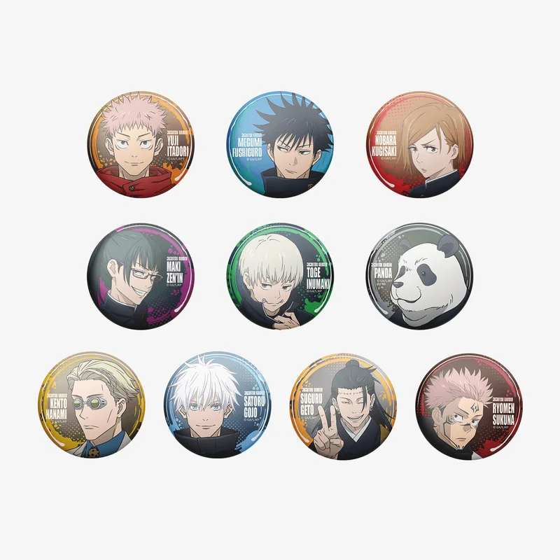 PUREMIND Jujutsu Kaisen S2 - Button Pin Blind Box (10 units/set) - Jujutsu Kaisen