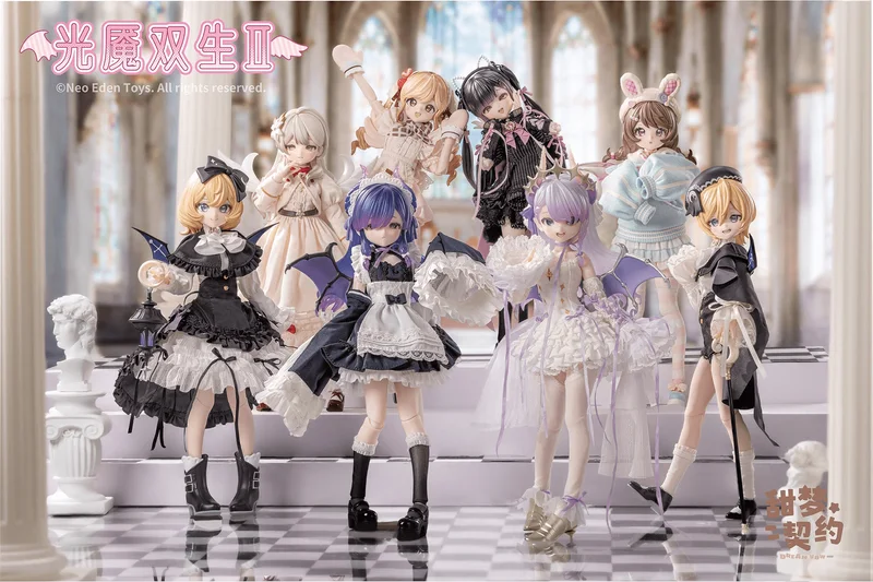 Shenzhen Mabell Animation Development Angel & Demon ~Light Demon Twins2~ MJD Blind Doll (6 figures set) - Blind Boxes