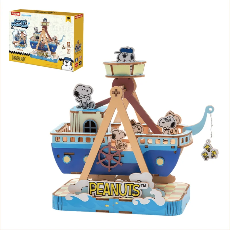 PUREMIND Snoopy Pirate Ship - Snoopy