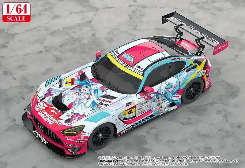 GoodSmile Racing 1/64 Good Smile Hatsune Miku AMG 2024 Season Opening Ver. - Hatsune Miku