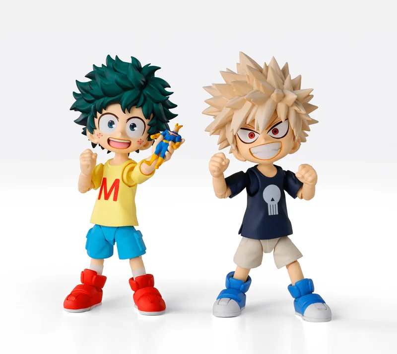 TAMASHII NATIONS IZUKU MIDORIYA＆ KATSUKI BAKUGO-Childhood Set- - My Hero Academia