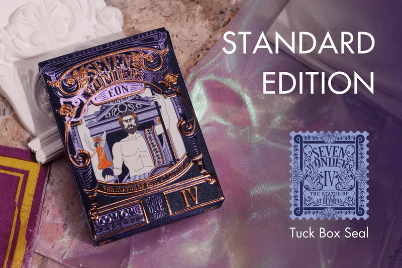Room One Cards The Statue of Zeus at Ephesus Playing Cards - Standard Edition - Statue of Zeus at Olympia