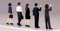PLUM PMOA 1/80 Scale super minifigure series2 Expert Office Worker Sets - Scale Figures - photo 3