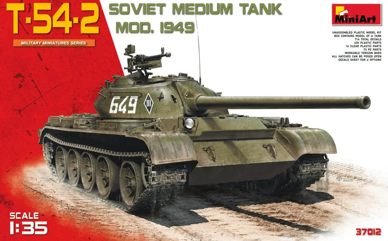 MiniArt [37012] 1/35 T-54-2 Mod. 1949 - Scale Kits