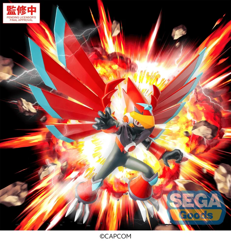 SEGA Luminasta "Mega Man Battle Network" -Mega Man- Falzar Beast - Mega Man Battle Network